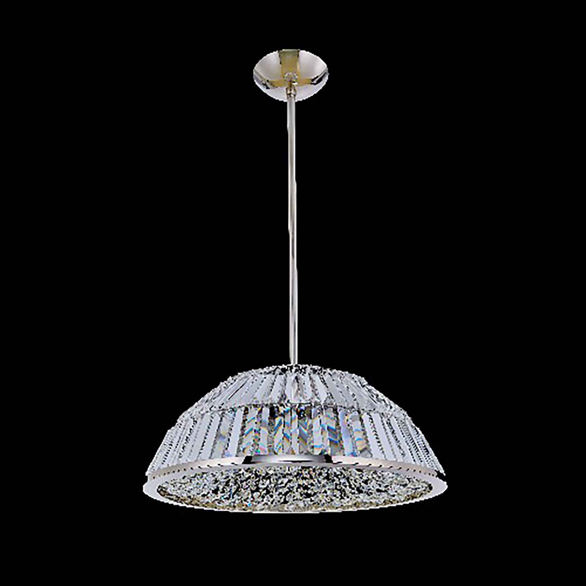 20 inch nickel led pendant