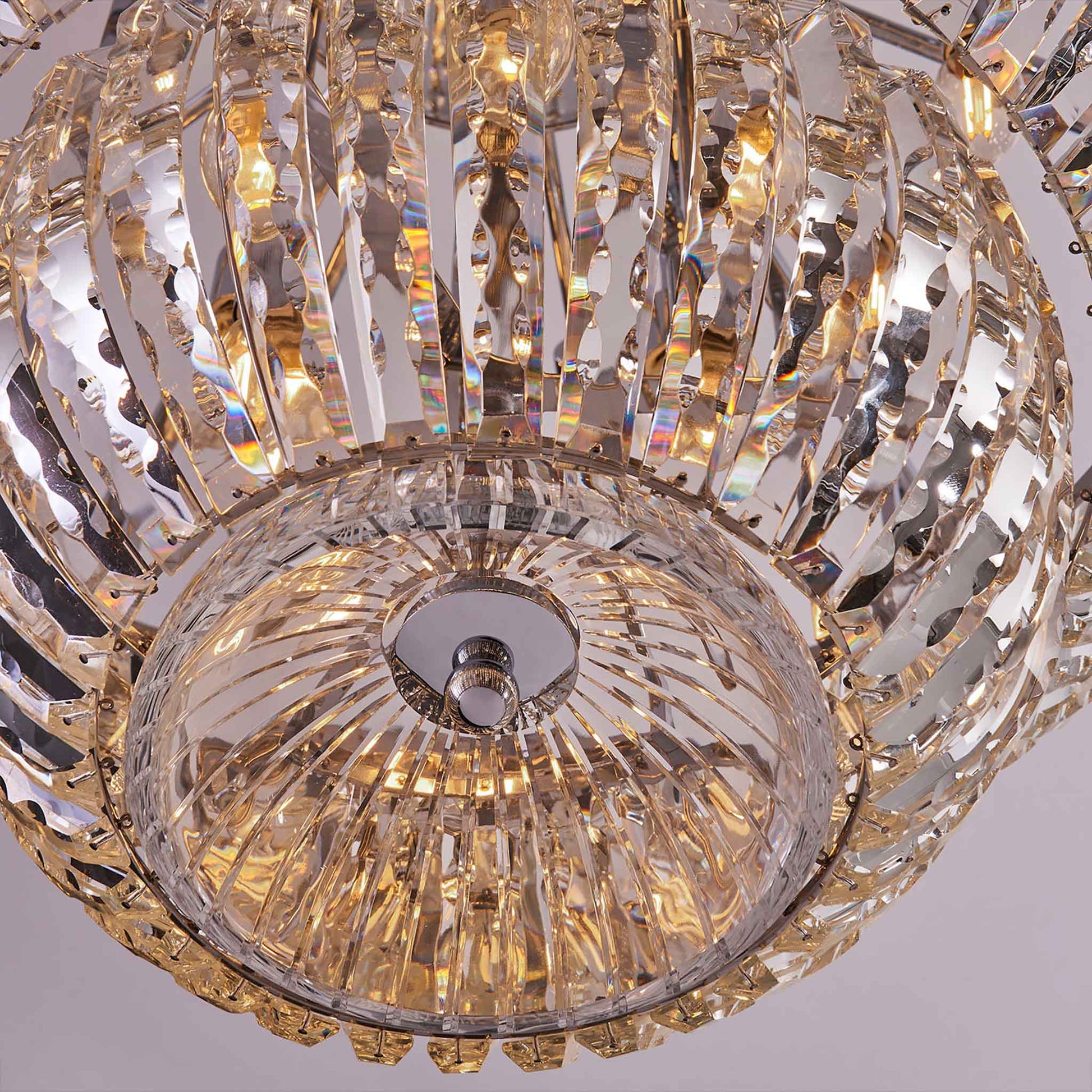 30 light 38 inch chrome chandelier