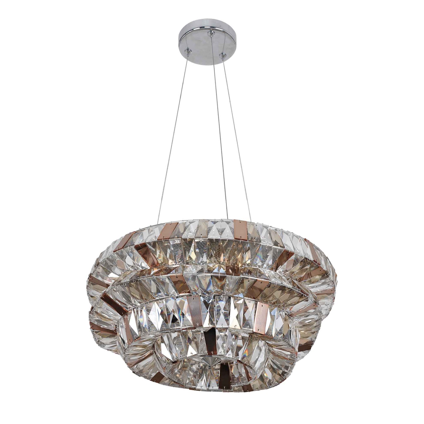 15 light 32 inch chrome chandelier