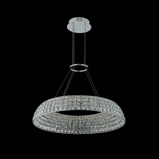 28 inch chrome led pendant