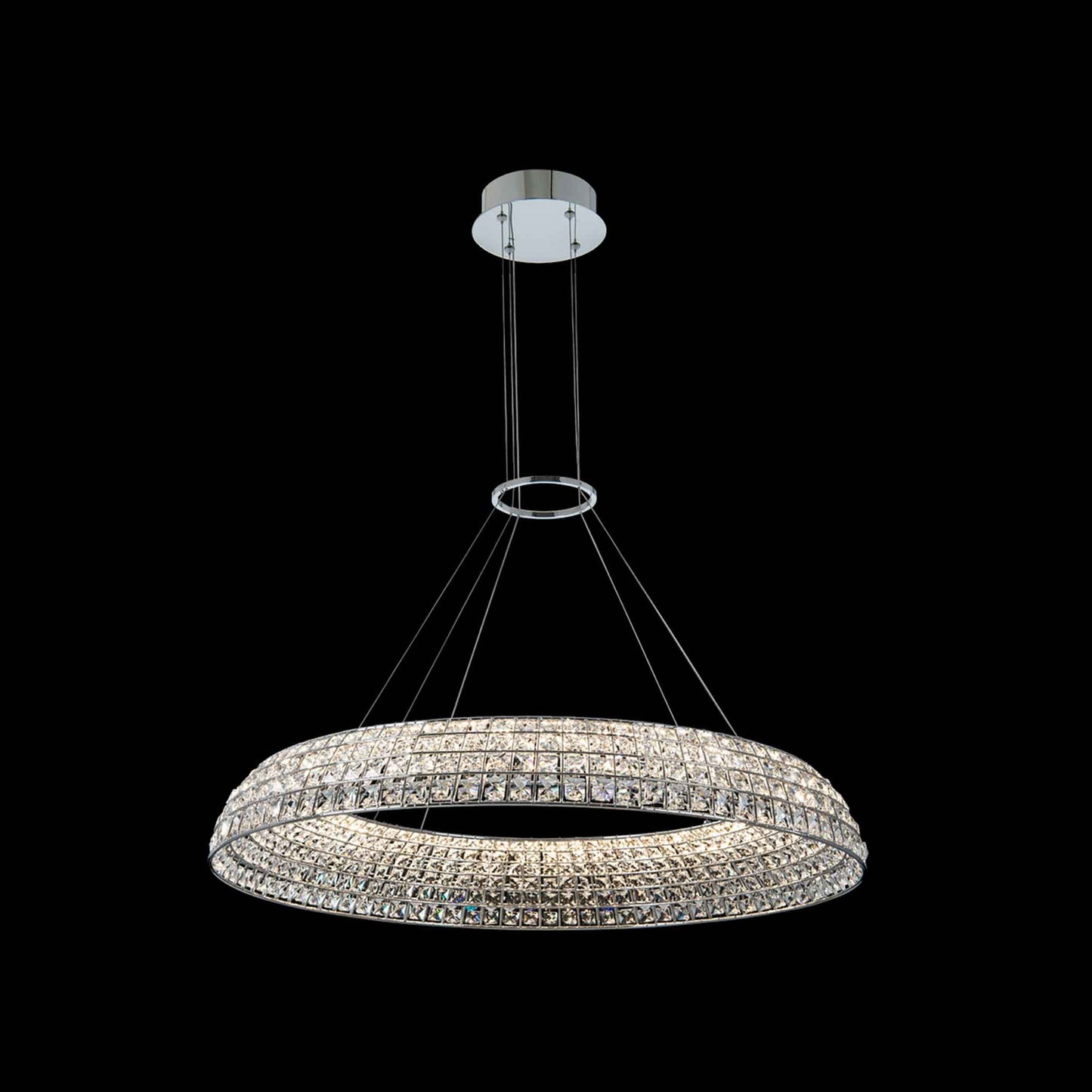 36 inch chrome led pendant