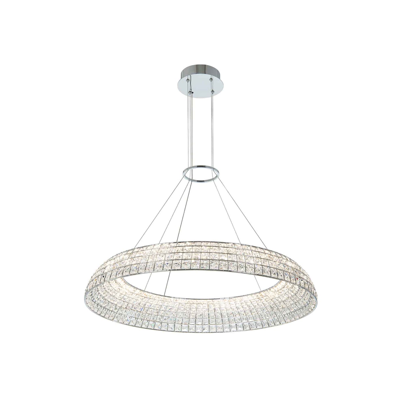 36 inch chrome led pendant