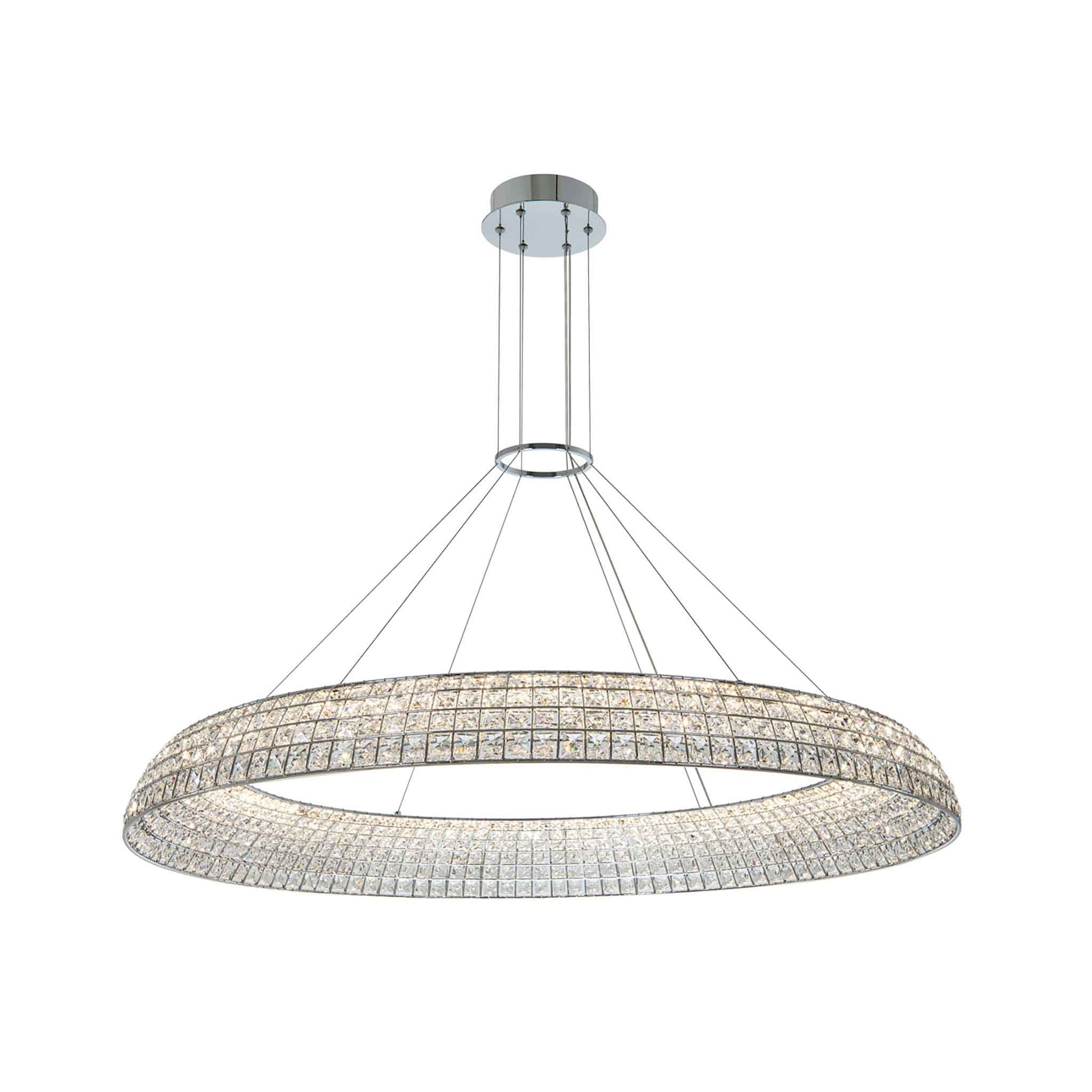 48 inch chrome led pendant