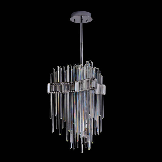 28 inch chrome led cct pendant