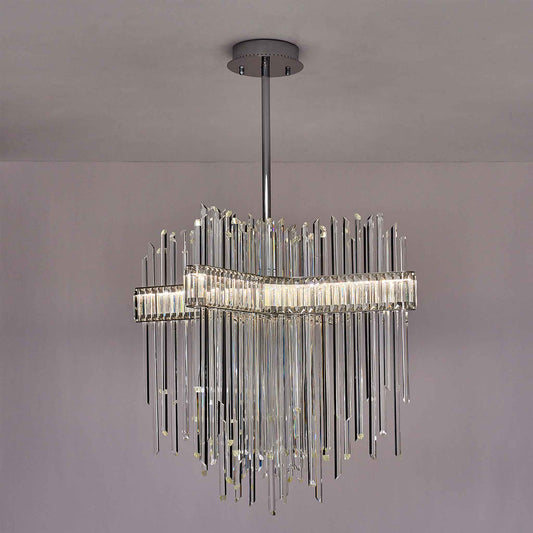 40 inch chrome led cct pendant