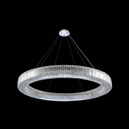 18 light 60 inch chrome chandelier