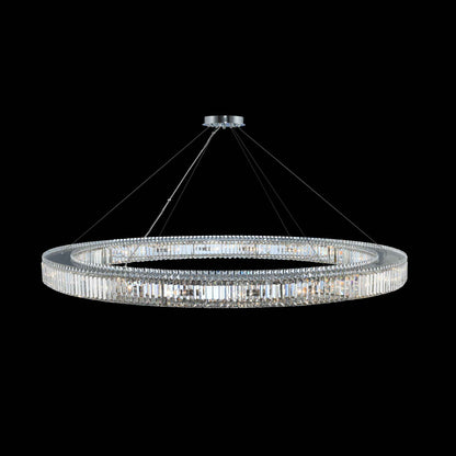 20 light 72 inch chrome chandelier