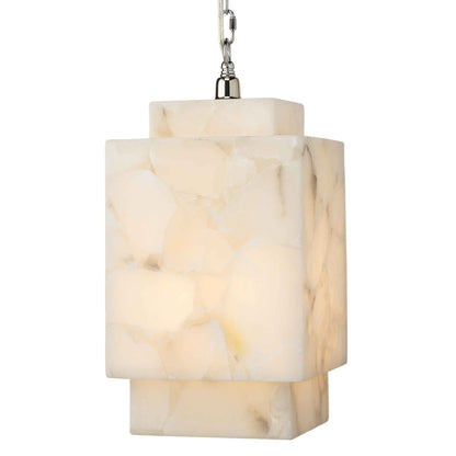 1 light 9 inch white pendant