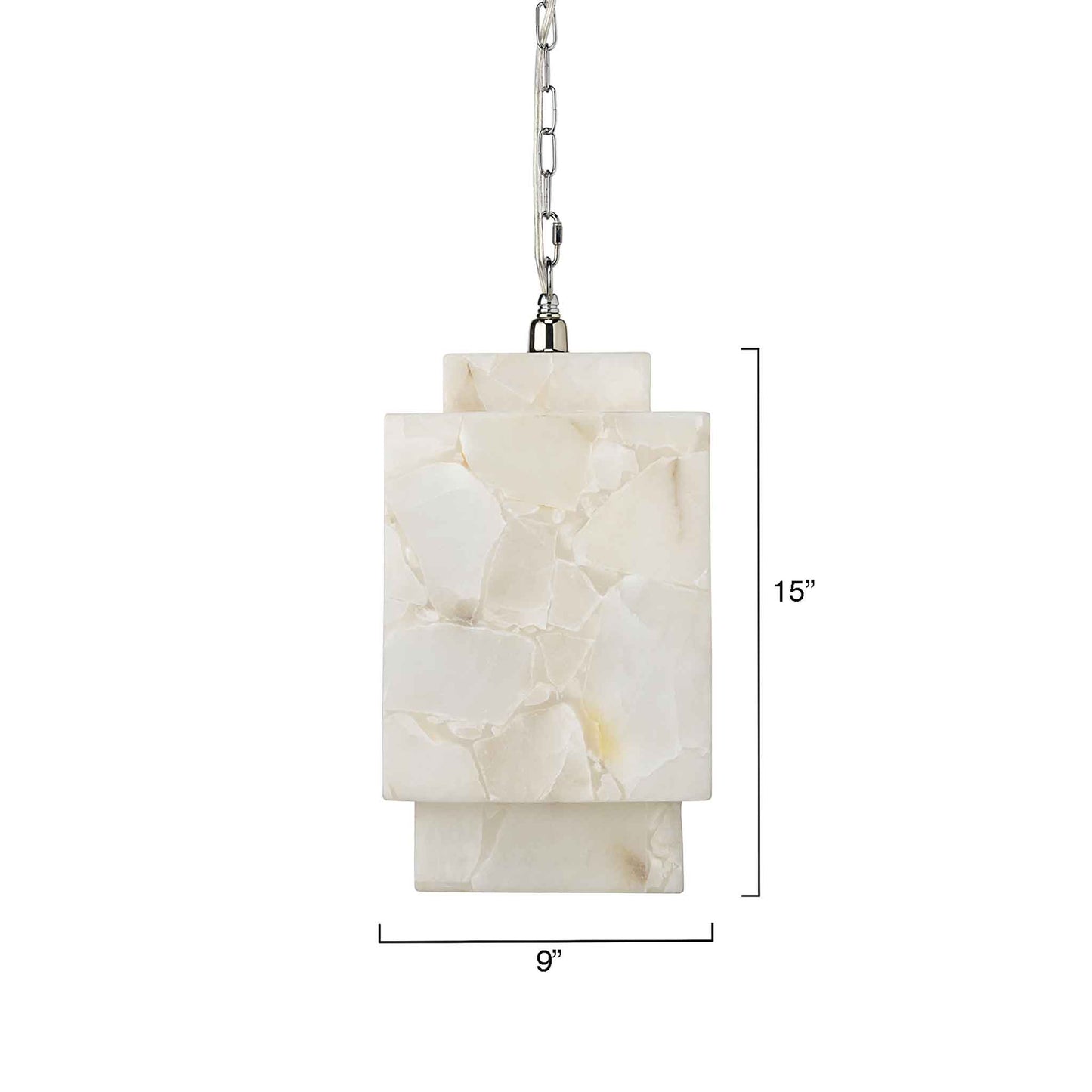 1 light 9 inch white pendant