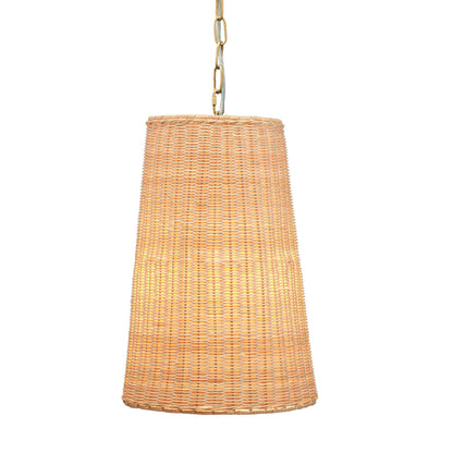 1 light 12 inch natural pendant