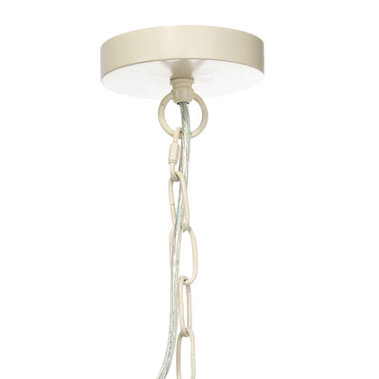 2 light 30 inch cream pendant