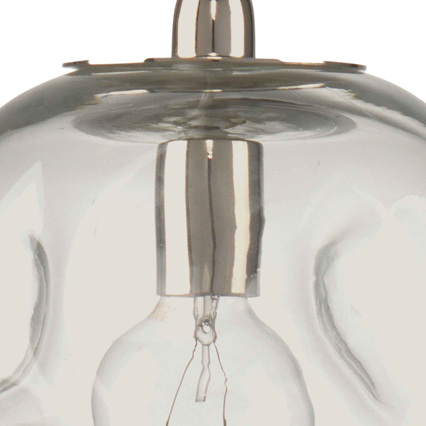 1 light 9 inch clear pendant