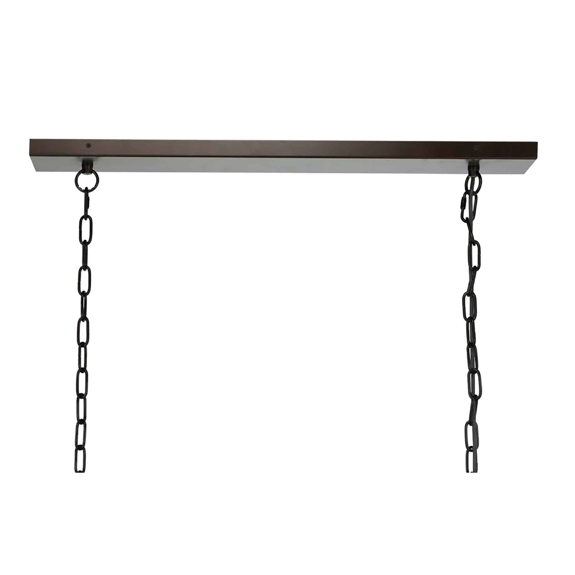 6 light 62 inch oil rubbed bronze chandelier