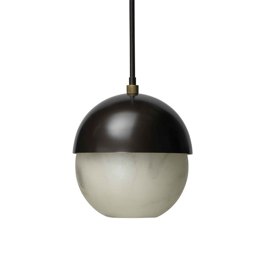 1 light 12 inch oil rubbed bronze pendant