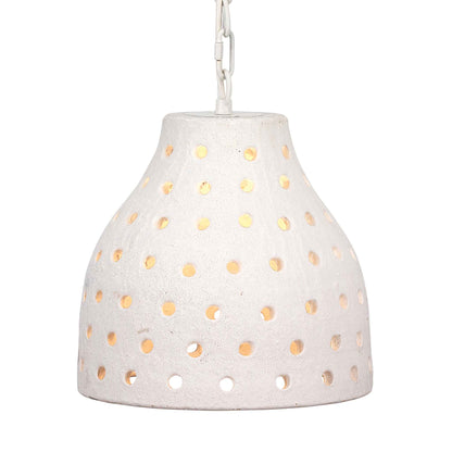 1 light 14 inch white pendant