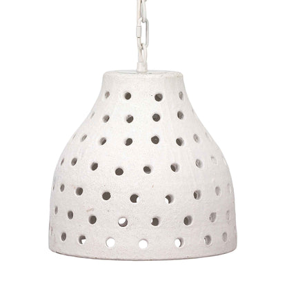 1 light 14 inch white pendant