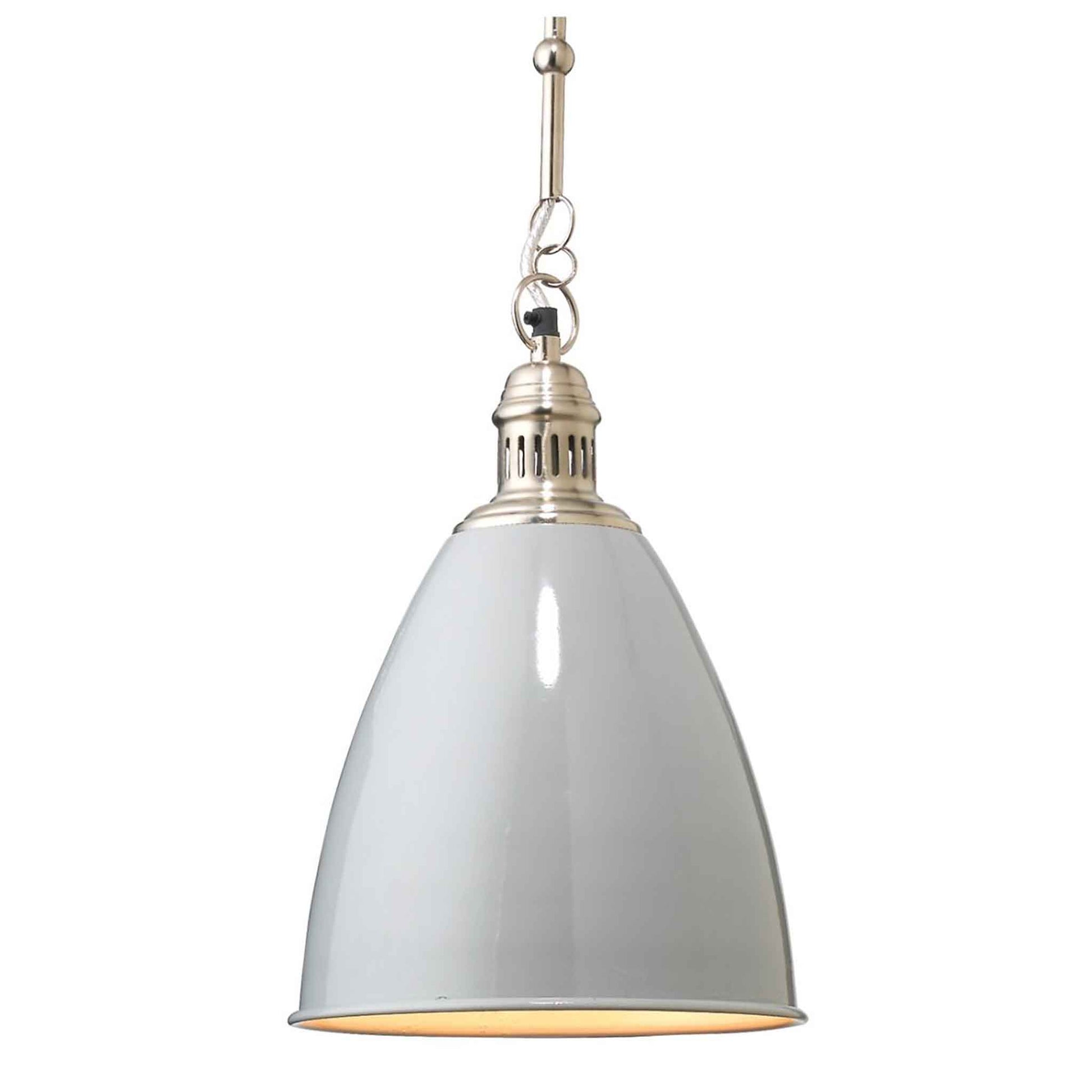 1 light 11 inch gray pendant