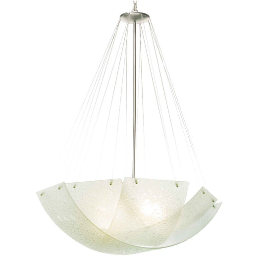 5 light 36 inch satin nickel pendant