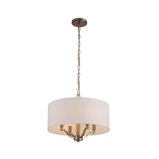 4 light 18 inch champagne gold chandelier