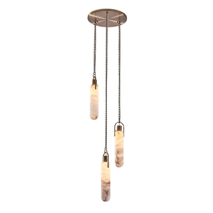 14 inch winter brass full canopy pendant