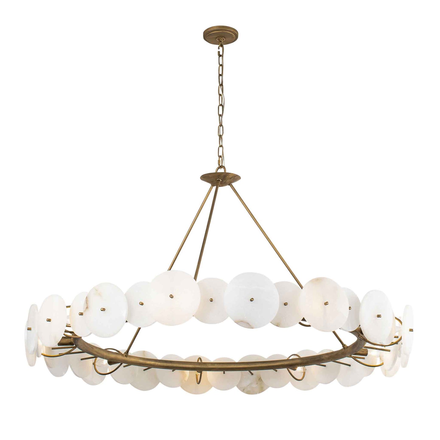 9 light 48 inch havana gold chandelier