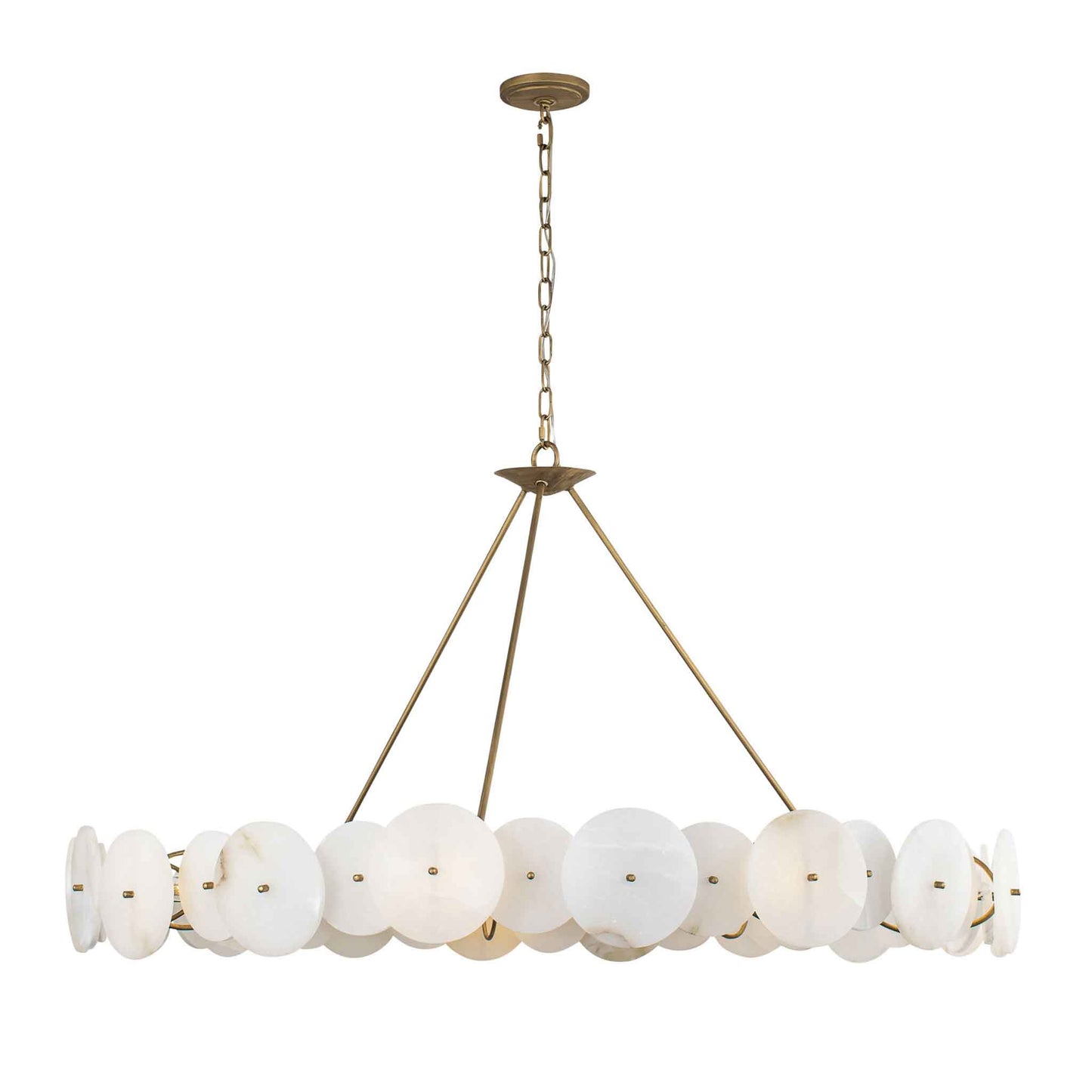 9 light 48 inch havana gold chandelier