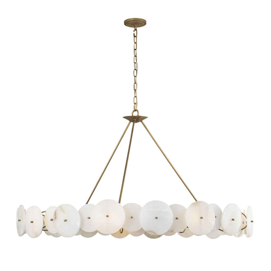 9 light 48 inch havana gold chandelier