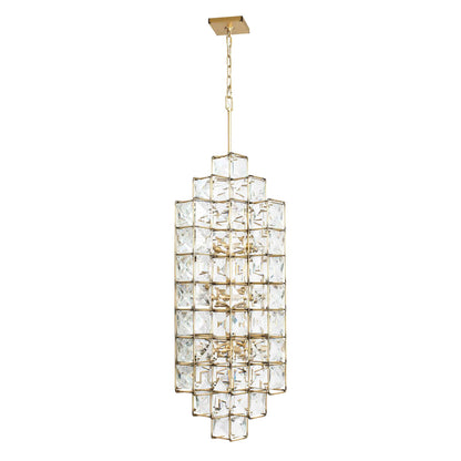 14 light 18 inch calypso gold pendant