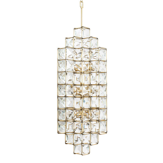 14 light 18 inch calypso gold pendant