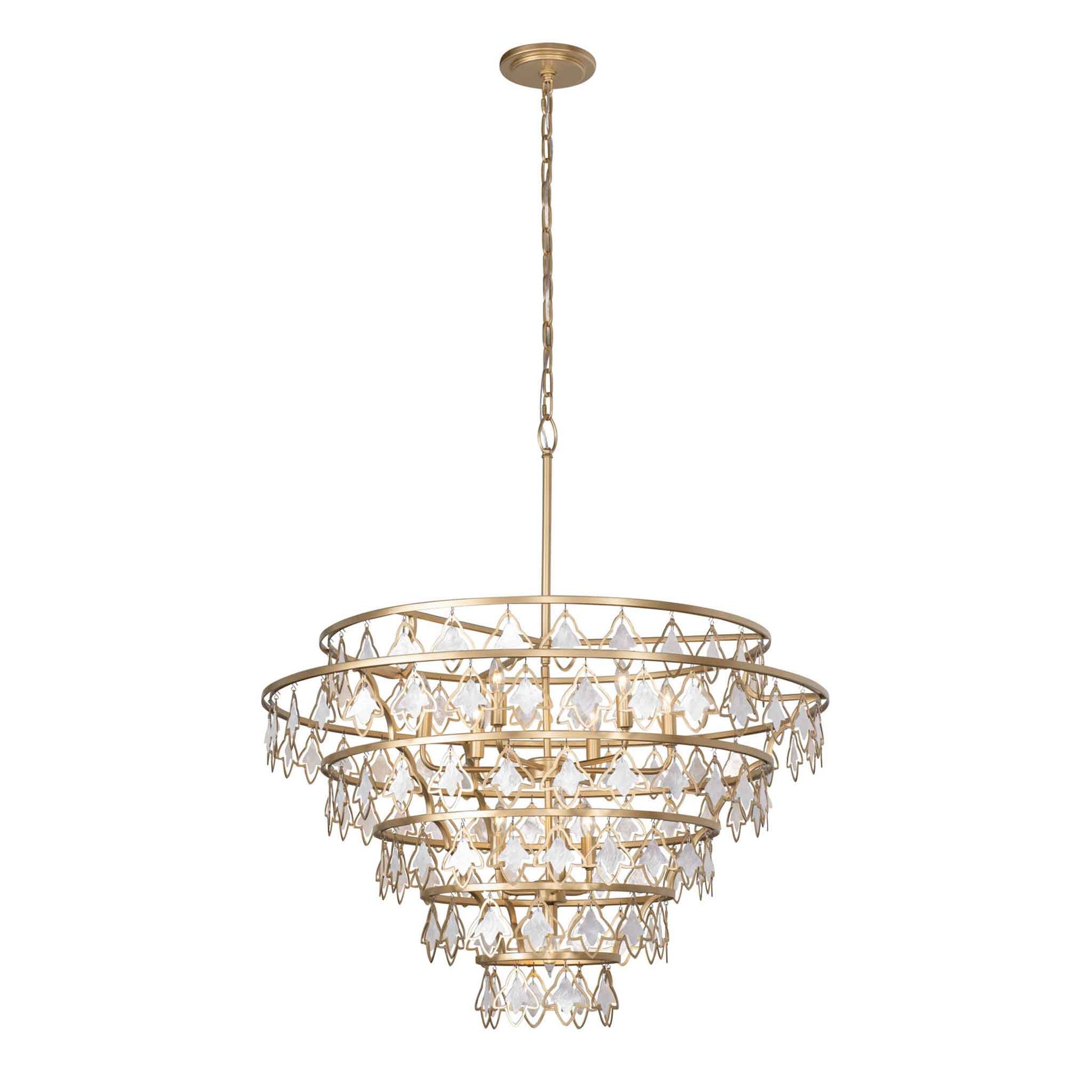 10 light 36 inch french gold chandelier