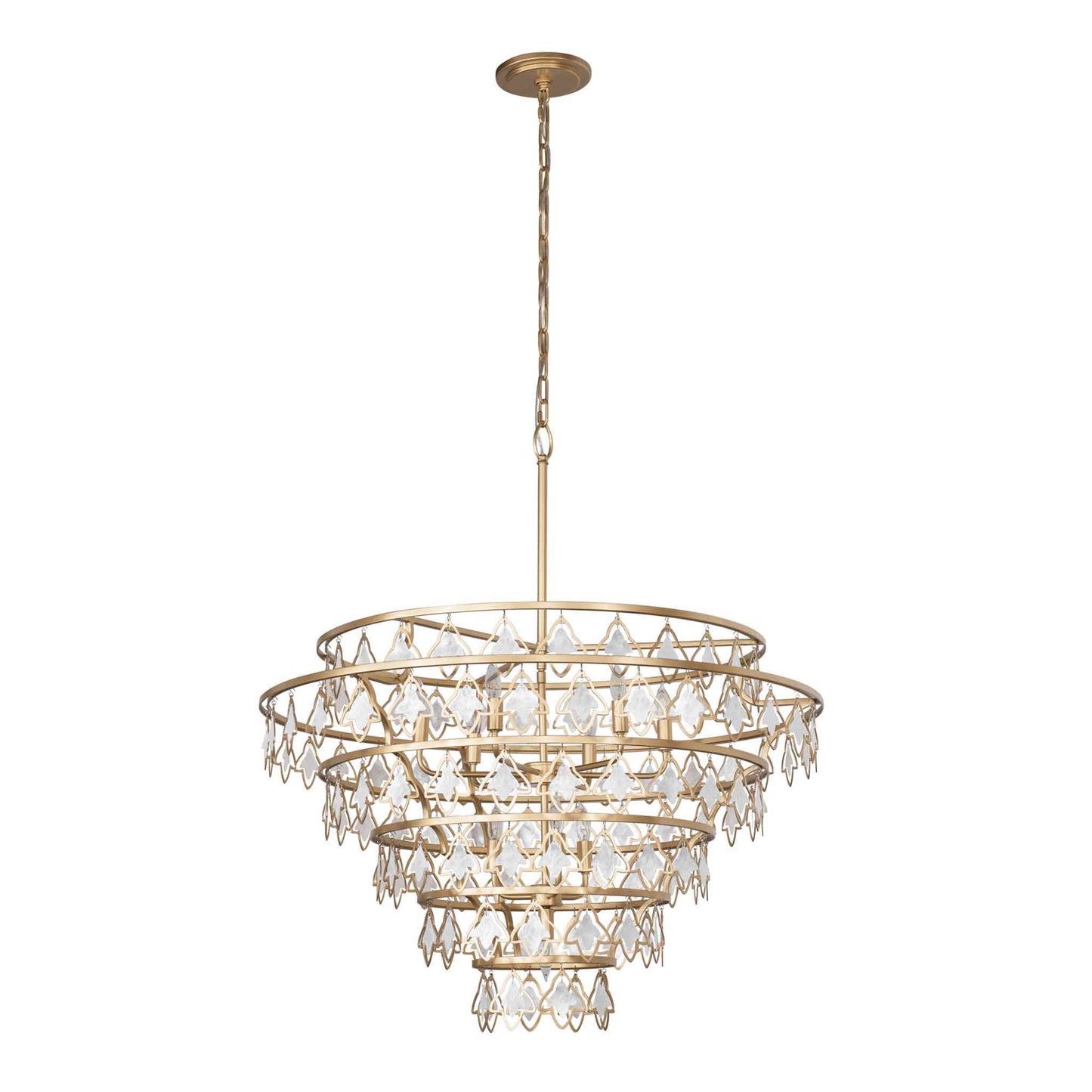 10 light 36 inch french gold chandelier