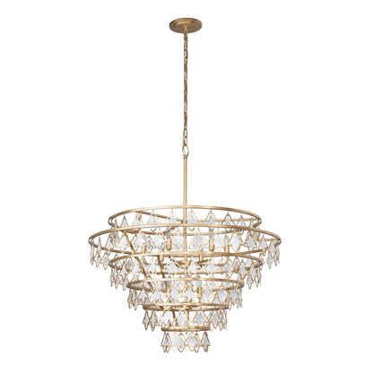 10 light 36 inch french gold chandelier