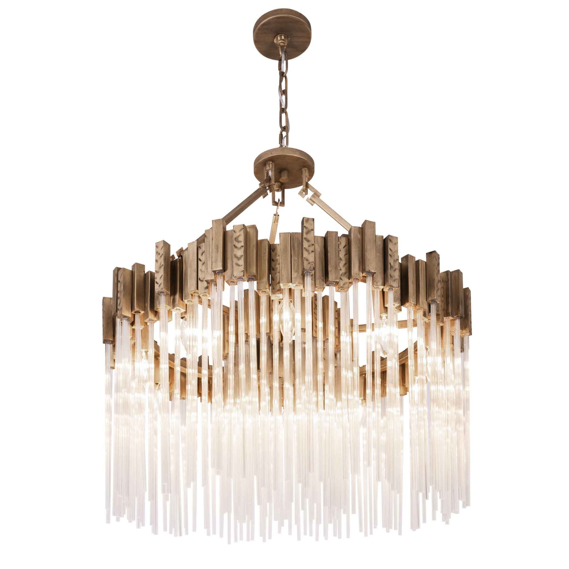 10 light 30 inch havana gold chandelier