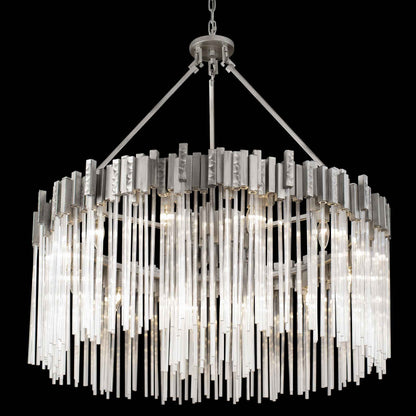 12 light 40 inch rainy night chandelier