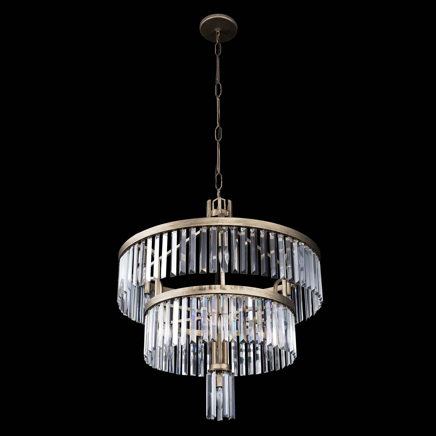 13 light 28 inch havana gold pendant