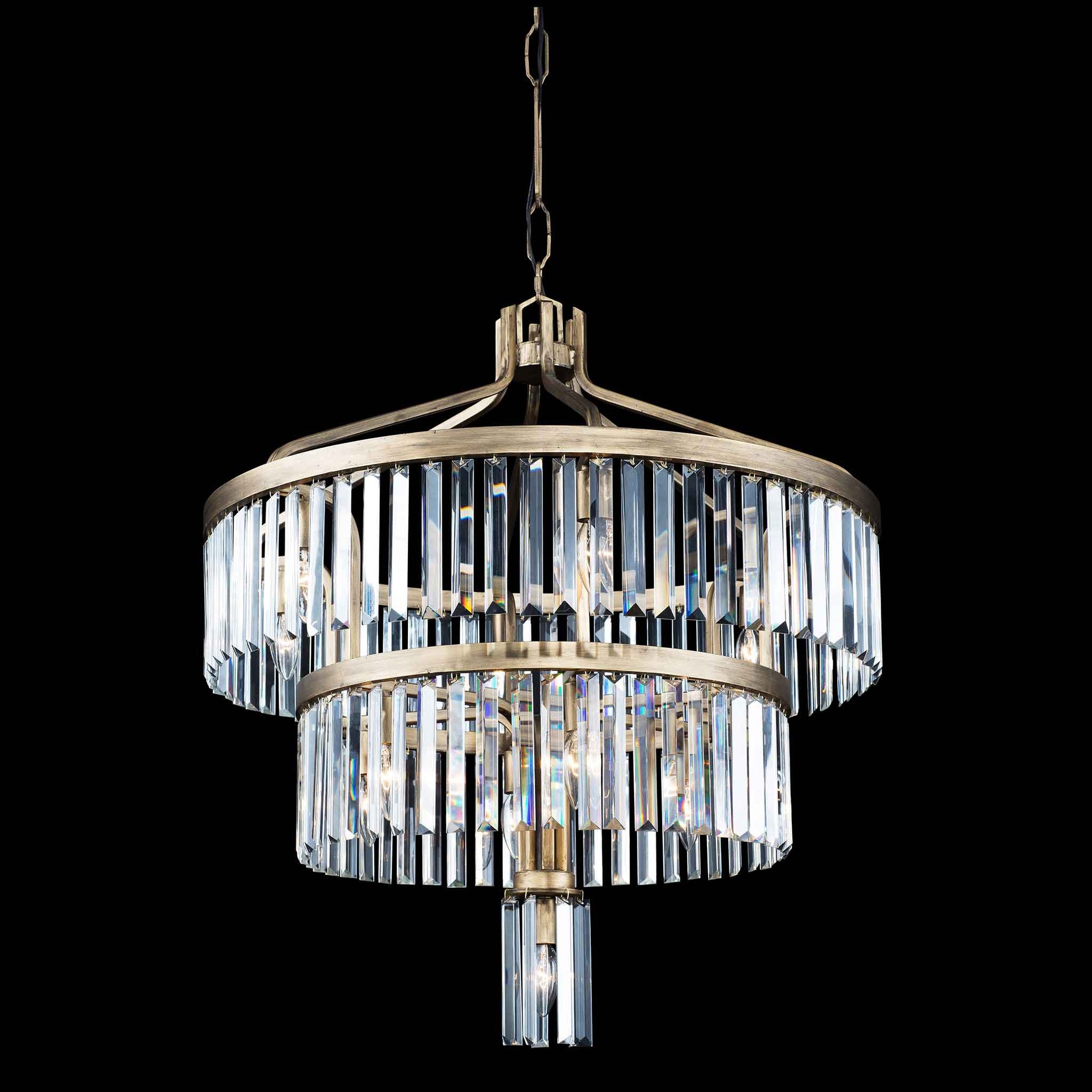 13 light 28 inch havana gold pendant