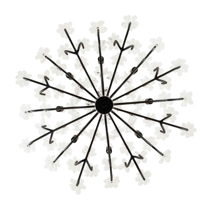 8 light 32 inch matte black chandelier